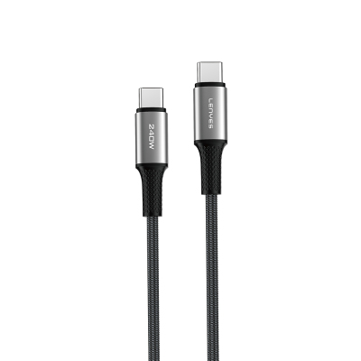 Lenyes LC563 Type-C to Type-C PD Braided Fast Charging Data and Charging Cable 240W 1M - 1