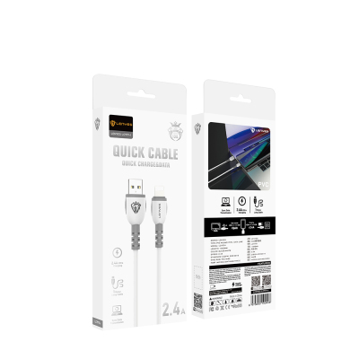Lenyes LC979 USB-A to Lightning Hızlı Şarj Özellikli Data ve Şarj Kablosu 2.4A 1M - 6