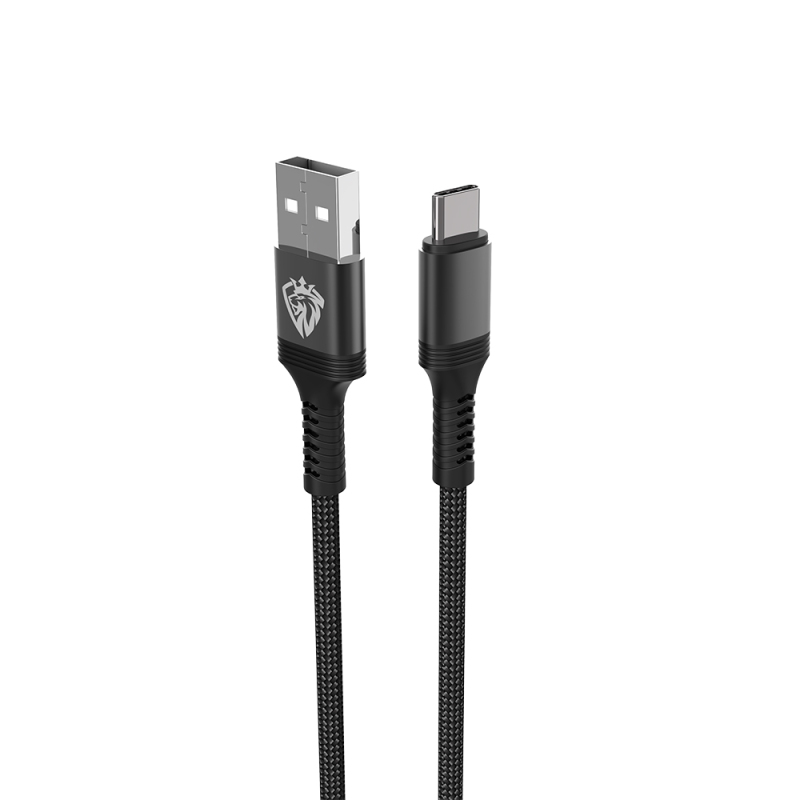 Lenyes LC980 USB-A to Type-C Hızlı Şarj Özellikli Örgülü Data ve Şarj Kablosu 1M 2.4A - 4