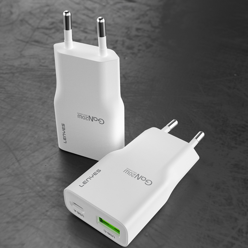 Lenyes LCH11 Series Type-C to Lightning GaN Technology PD Fast Charging Wired Charger Set 20W - 3