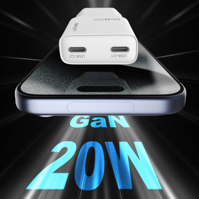 Lenyes LCH15 Dual Type-C PD GaN Teknolojili Hızlı Şarj Başlığı 20W - 3