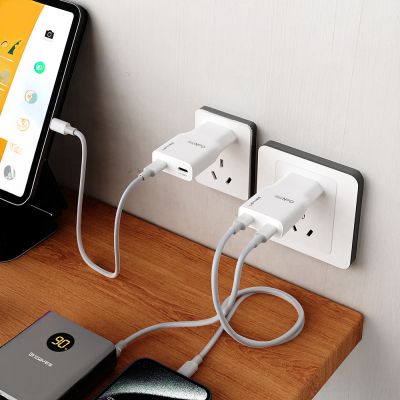 Lenyes LCH15-EU TC-TC Type-C to Type-C GaN Technology PD Fast Charging Charger Set 20W - 8