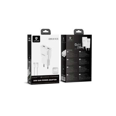 Lenyes LCH15-EU TC-TC Type-C to Type-C GaN Teknolojili PD Hızlı Şarj Özellikli Şarj Seti 20W - 9