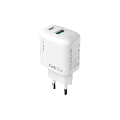 Lenyes LCH91 Type-C ve USB GaN Teknolojili PD Hızlı Şarj Özellikli Şarj Başlığı 20W - 2