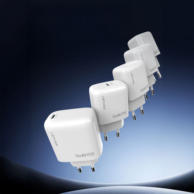 Lenyes LCH91 Type-C ve USB GaN Teknolojili PD Hızlı Şarj Özellikli Şarj Başlığı 20W - 3