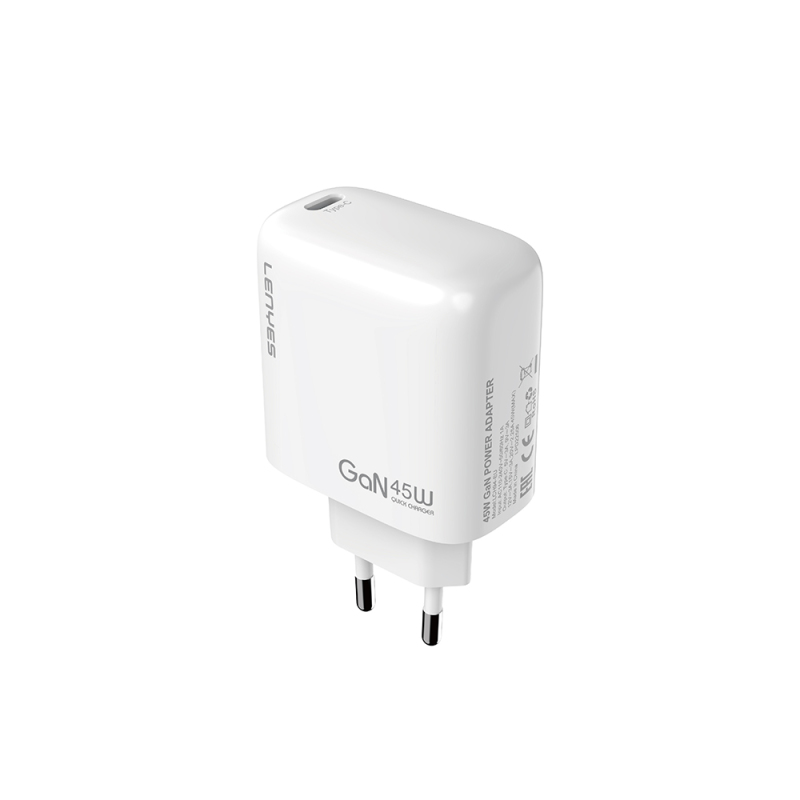 Lenyes LCH94 Type-C GaN Teknolojili PD Hızlı Şarj Özellikli Şarj Başlığı 45W - 1