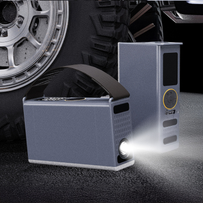 Lenyes LCI205 LED Işıklı Araç Akü Acil Durum Takviye Güç Kaynağı ve Hava Kompresörü 12V 100W 7200mAh - 3