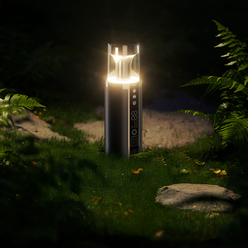 Lenyes LCI207 4-in-1 Electric Car Vacuum Cleaner with Blowing, Suction, Vacuuming, Camping Lamp and Inflation Functions 18000PA - 6