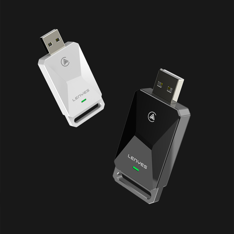 Lenyes LCP02 Android Auto Destekli CarPlay USB Bluetooth 5.0 Wireless Transmitter Adaptör - 6