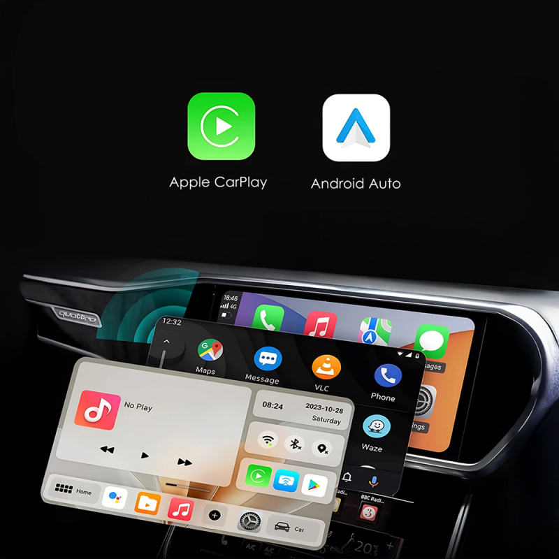 Lenyes LCP02 Android Auto Supported CarPlay USB Bluetooth 5.0 Wireless Transmitter Adapter - 5