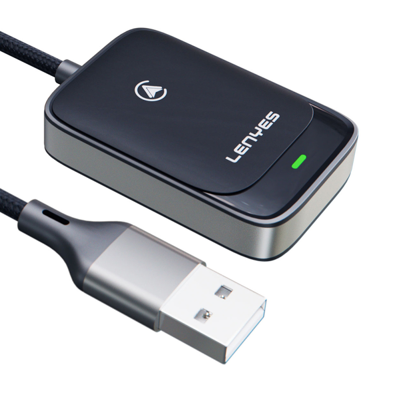 Lenyes LCP03 Android Auto Supported CarPlay USB Bluetooth 5.0 Wireless Transmitter Adapter - 7