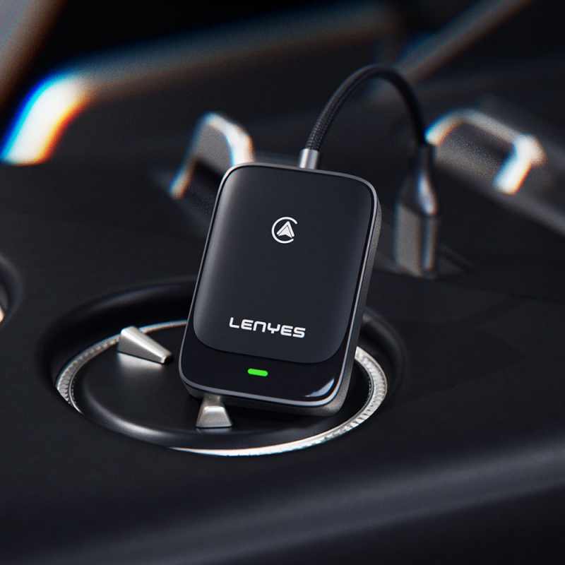 Lenyes LCP03 Android Auto Supported CarPlay USB Bluetooth 5.0 Wireless Transmitter Adapter - 9