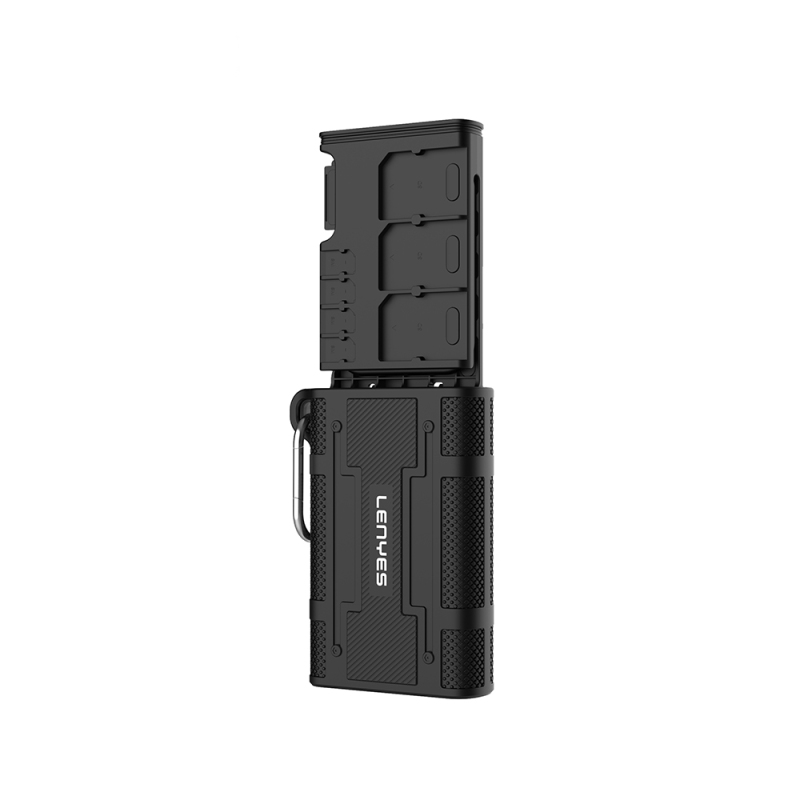 Lenyes LCR02 Type-C Wired Waterproof Multi-Card Storage and Reader Box 10 Gbps - 1