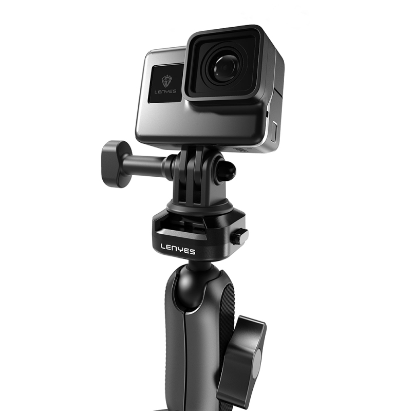 Lenyes LCT102 Telescopic Suction Cup Design Action Camera Holder - 6