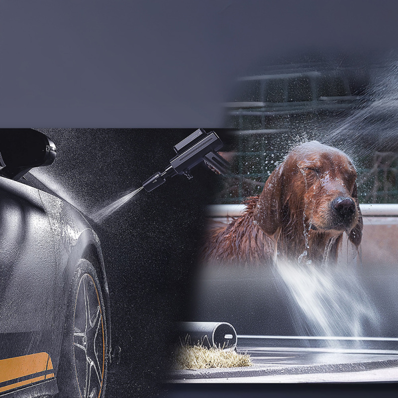 Lenyes LCW01 Taşınabilir 5 Kademeli Yüksek Basınçlı Köpük Hazneli Yıkama Tabancası 120W - 3