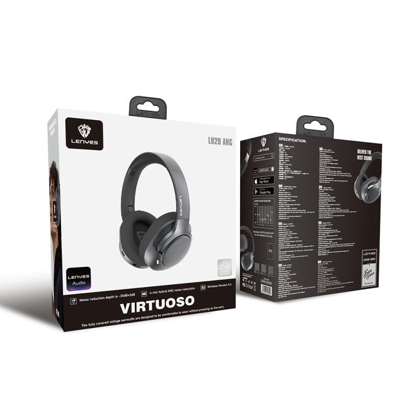 Lenyes LH29 ANC Özellikli TWS Kulak Üstü Bluetooth Kulaklık v5.4 - 12