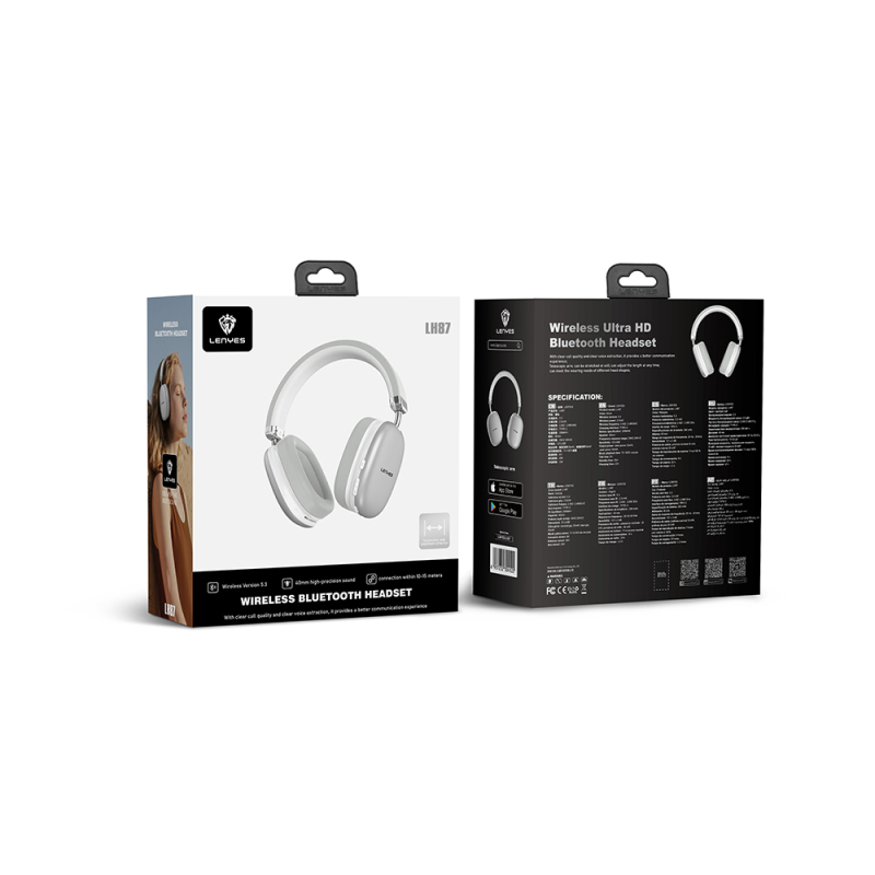 Lenyes LH87 TWS Over-Ear Bluetooth Headphones v5.3 - 6