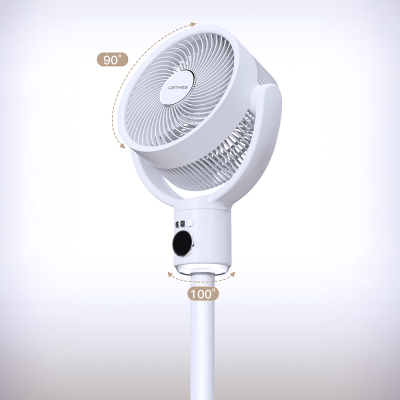 Lenyes LHF10 Digital LED Display 5 Stage Remote Control Extendable Body 10 inch Fan - 6