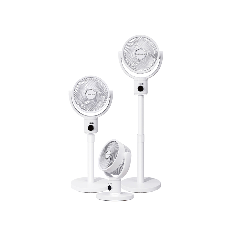Lenyes LHF10 Dijital LED Göstergeli 5 Kademeli Uzaktan Kumandalı Uzayabilen Gövdeli 10 inç Fan - 3