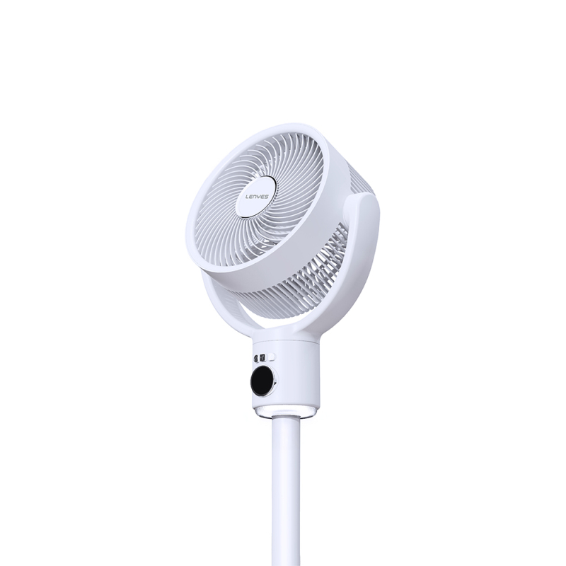Lenyes LHF10 Dijital LED Göstergeli 5 Kademeli Uzaktan Kumandalı Uzayabilen Gövdeli 10 inç Fan - 1