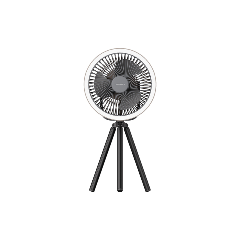 Lenyes LHF11 LED Lighted 4 Stage Multifunctional Cooling Fan - 2