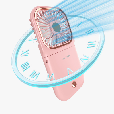 Lenyes LHF13 Portable Cooling Hand Fan with Powerbank Stand - 5