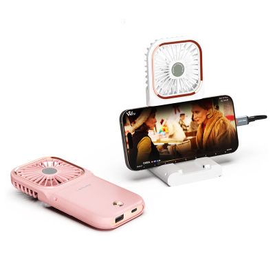 Lenyes LHF13 Portable Cooling Hand Fan with Powerbank Stand - 6