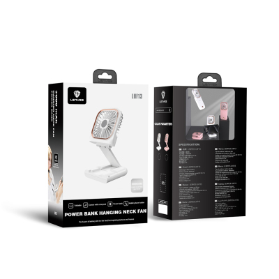Lenyes LHF13 Portable Cooling Hand Fan with Powerbank Stand - 10