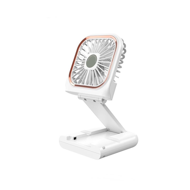 Lenyes LHF13 Portable Cooling Hand Fan with Powerbank Stand - 2