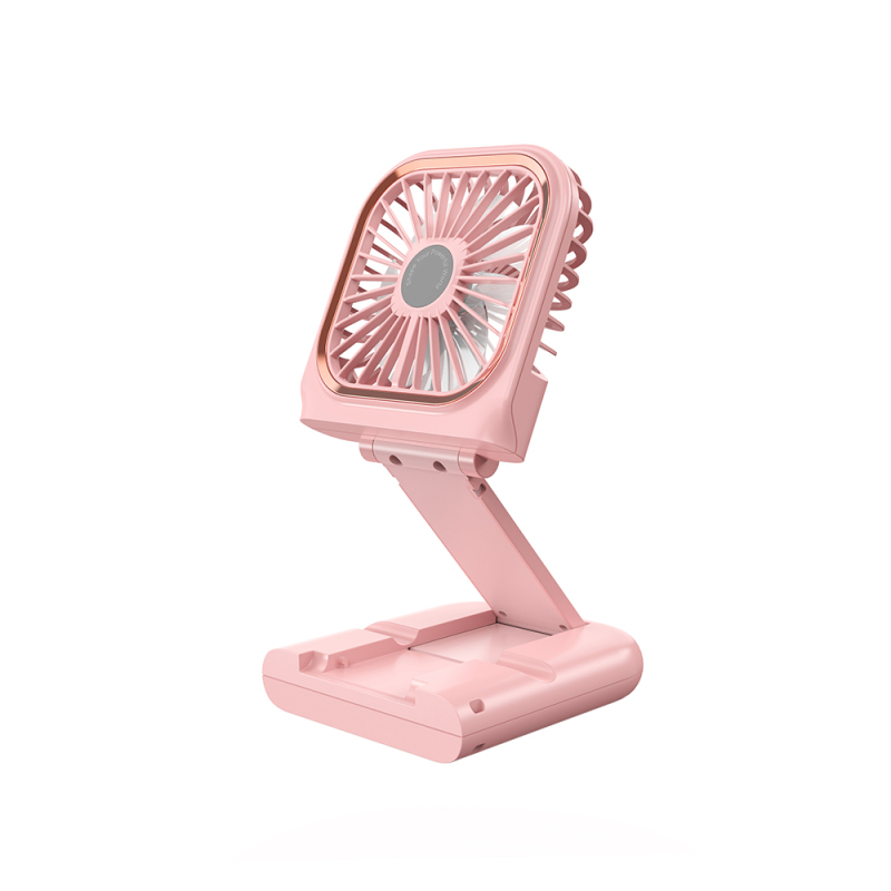 Lenyes LHF13 Portable Cooling Hand Fan with Powerbank Stand - 3