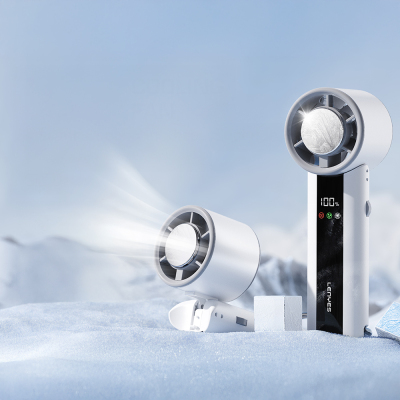 Lenyes LHF16 Portable Cooler Hand Fan with Digital LED Display and Ice Compressor - 5