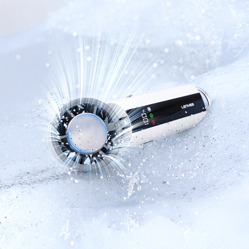 Lenyes LHF16 Portable Cooler Hand Fan with Digital LED Display and Ice Compressor - 4