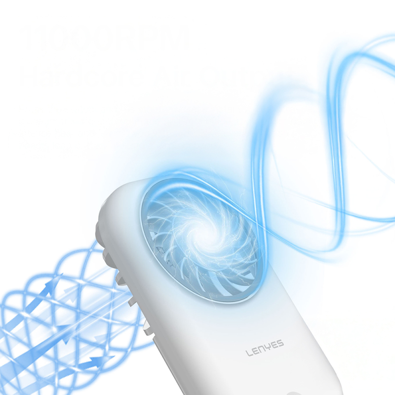 Lenyes LHF17 5 Kademeli Portatif Mini Soğutucu El Fanı - 2