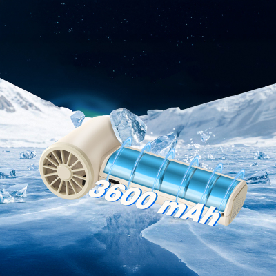 Lenyes LHF19 High Speed ​​Portable Cooling Hand Fan with Digital LED Display - 6