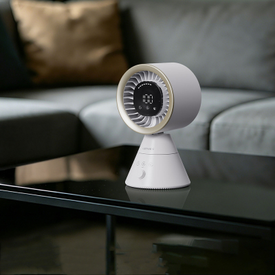 Lenyes LHF22 Dijital Led Göstergeli AI Hava Kontrollü Kule Tipi Soğutucu Masa Fanı - 2