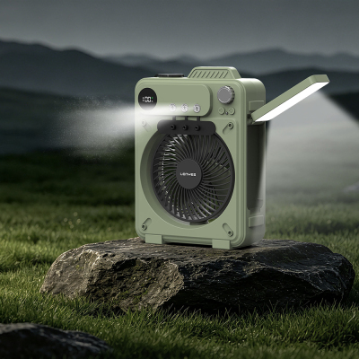 Lenyes LHF25 Dijital Led Göstergeli Su Hazneli Gece Lambalı Outdoor Soğutucu Fan - 3