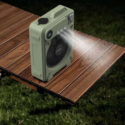 Lenyes LHF25 Dijital Led Göstergeli Su Hazneli Gece Lambalı Outdoor Soğutucu Fan - 4