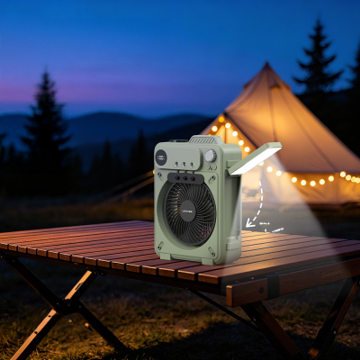 Lenyes LHF25 Dijital Led Göstergeli Su Hazneli Gece Lambalı Outdoor Soğutucu Fan - 5