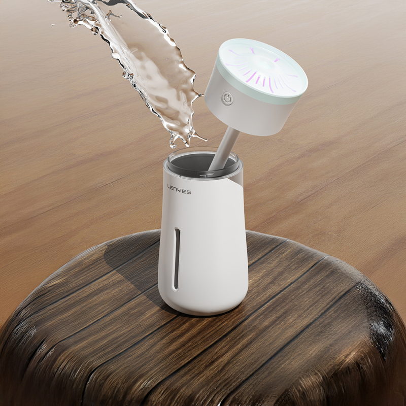 Lenyes LHU03 Vazo Tipi RGB Atmosfer Işıklı Nano Sprey Sessiz Hava Nemlendirici - 6