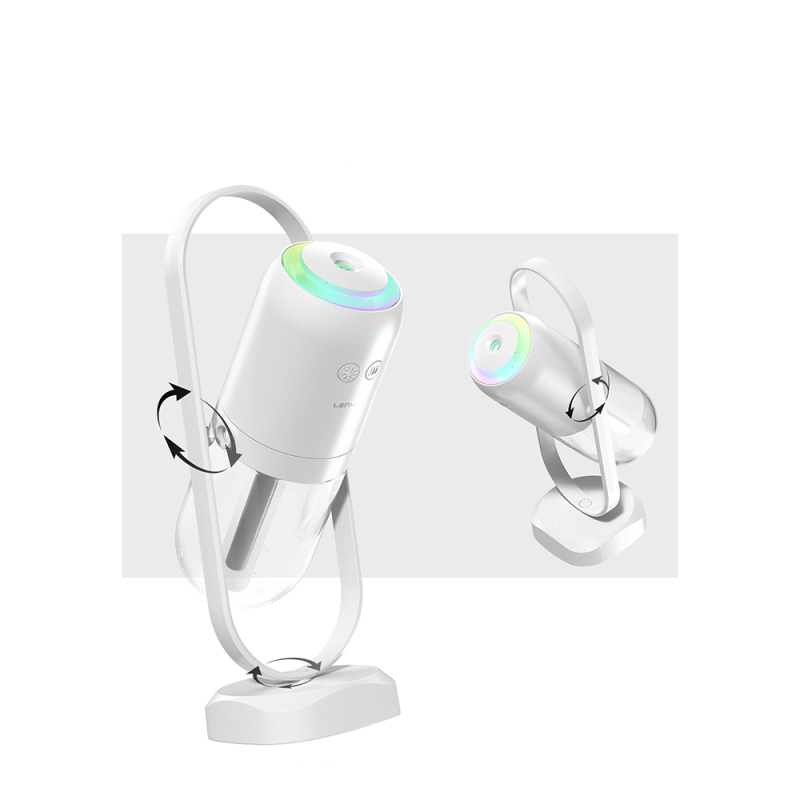 Lenyes LHU04 Hourglass Type 360 ​​Degree Rotatable RGB Atmosphere Light Silent Air Humidifier - 5