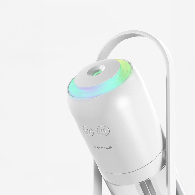 Lenyes LHU04 Kum Saati Tipi 360 Derece Dönebilen RGB Atmosfer Işıklı Sessiz Hava Nemlendirici - 6