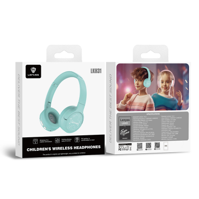 ​Lenyes LKH31 Adjustable Children's Headphones On-Ear Wired and Bluetooth v5.4 - 9