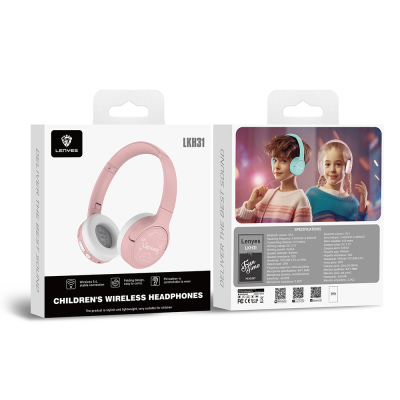 ​Lenyes LKH31 Adjustable Children's Headphones On-Ear Wired and Bluetooth v5.4 - 17