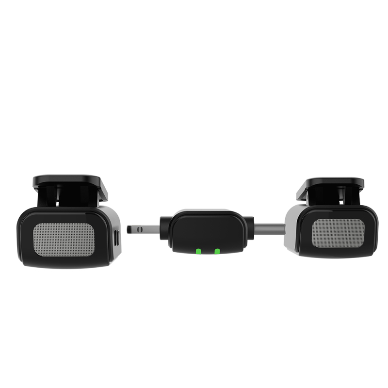 Lenyes LM203 2in1 Wireless Lapel Microphone with Type-C and Lightning Port - 7