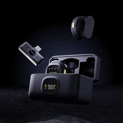 Lenyes LM204-TC Wireless Lavalier Microphone with Type-C Charging Port and Intelligent Noise Cancellation - 4