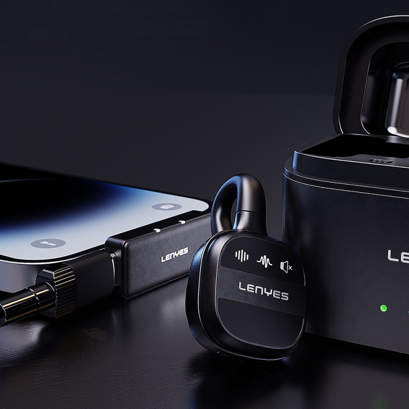 Lenyes LM209 Lightning Portlu Kablosuz Yaka Mikrofonu - 8
