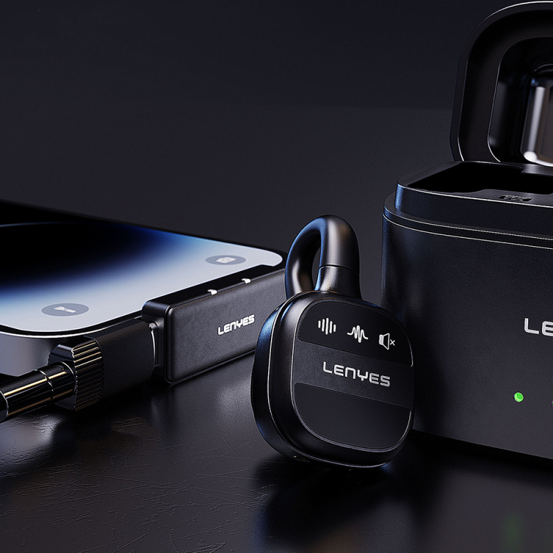 Lenyes LM209 Type-C Portlu Kablosuz Yaka Mikrofonu - 6