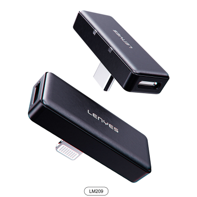 Lenyes LM209 Wireless Lapel Microphone with Lightning Port - 4