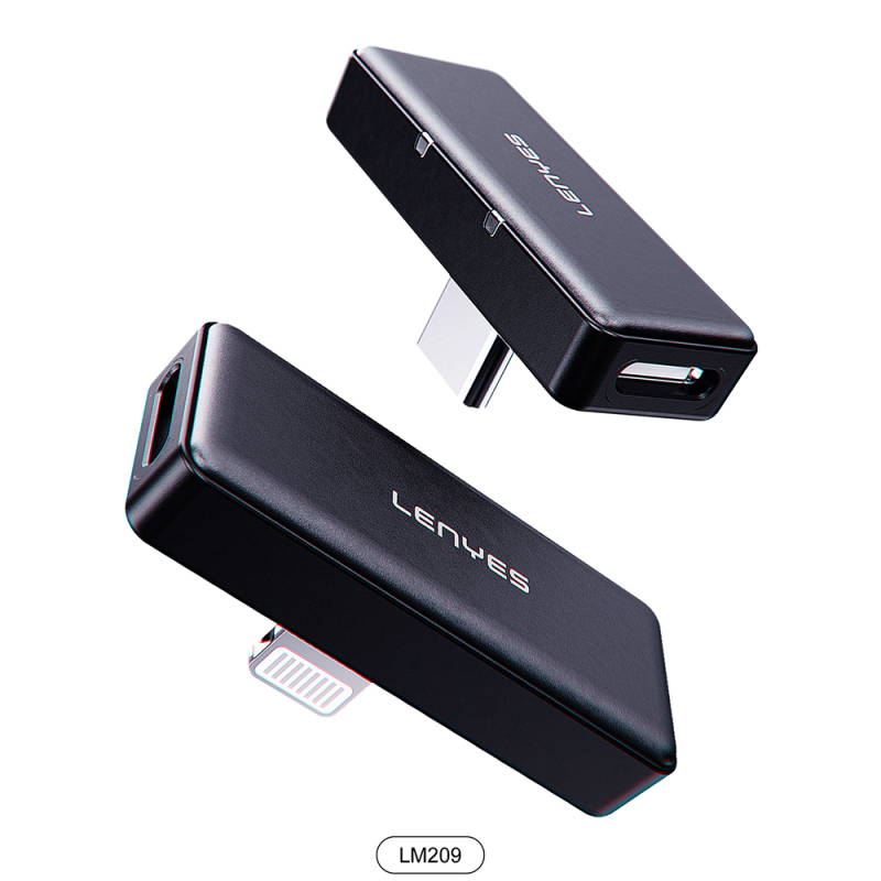 Lenyes LM209 Wireless Lapel Microphone with Lightning Port - 4