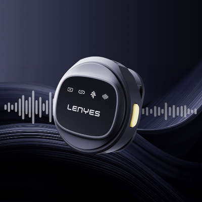 Lenyes LM210 Wireless Lavalier Microphone with Artificial Intelligence Noise Cancellation and Type-C Port - 8